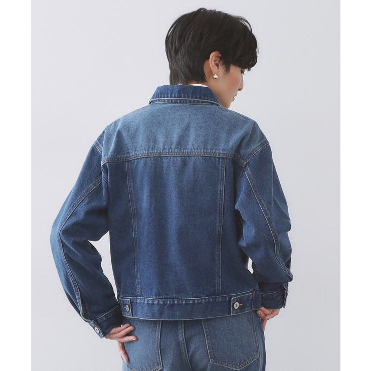 デニムジャケット【洗濯機OK】 | OPAQUE.CLIP | 詳細画像23 