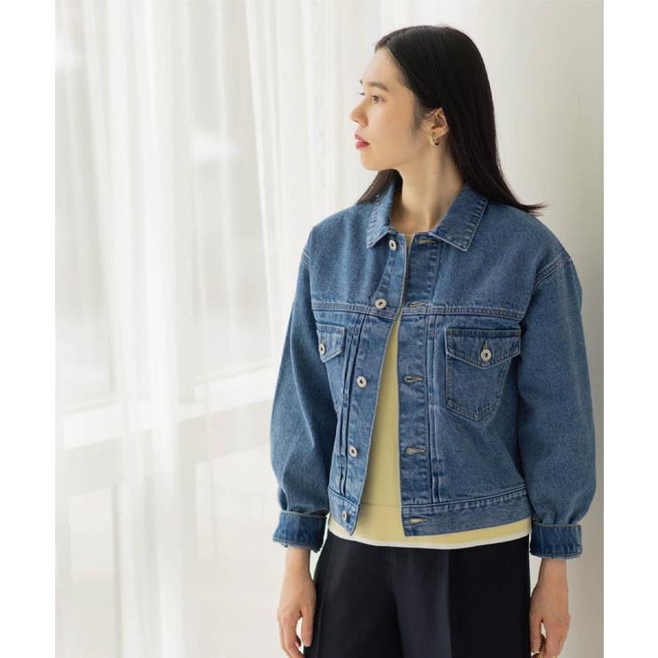 デニムジャケット【洗濯機OK】 | OPAQUE.CLIP | 詳細画像5 