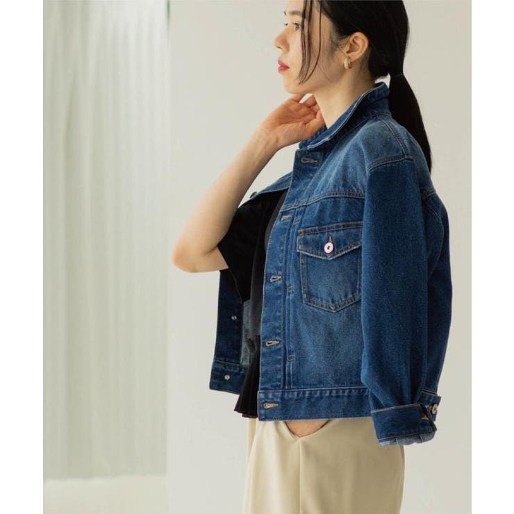 デニムジャケット【洗濯機OK】 | OPAQUE.CLIP | 詳細画像10 