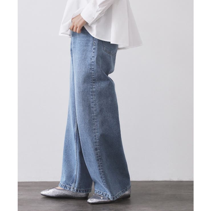 ストレートデニムパンツ【洗濯機OK】《S～LL》 | OPAQUE.CLIP | 詳細画像11 