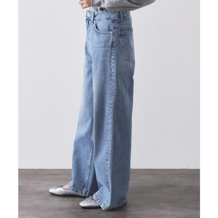 ストレートデニムパンツ【洗濯機OK】《S～LL》 | OPAQUE.CLIP | 詳細画像21 