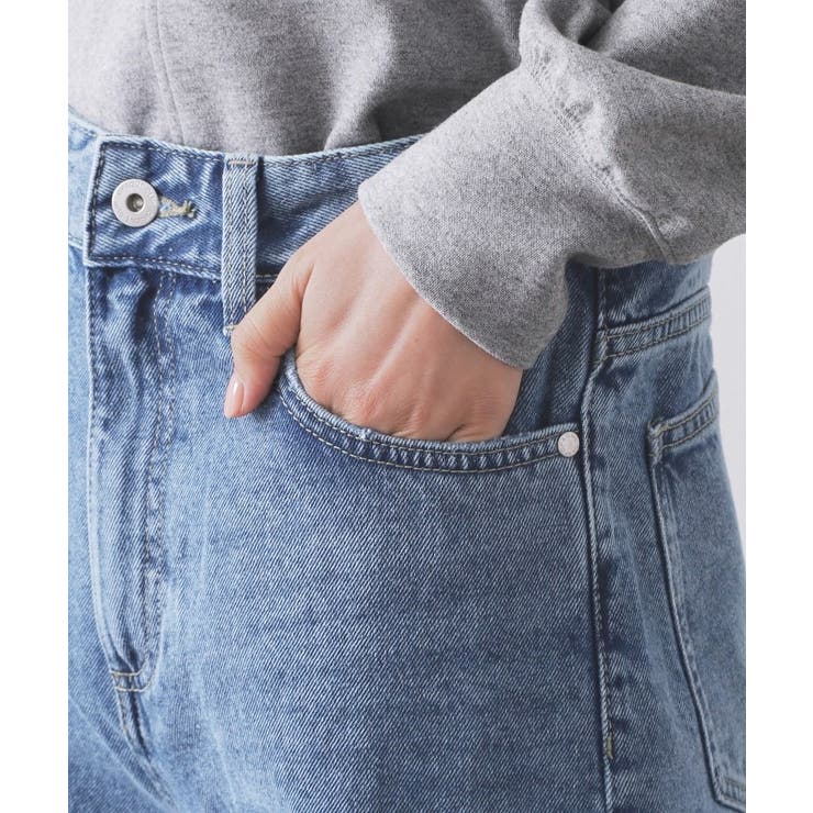 ストレートデニムパンツ【洗濯機OK】《S～LL》 | OPAQUE.CLIP | 詳細画像24 