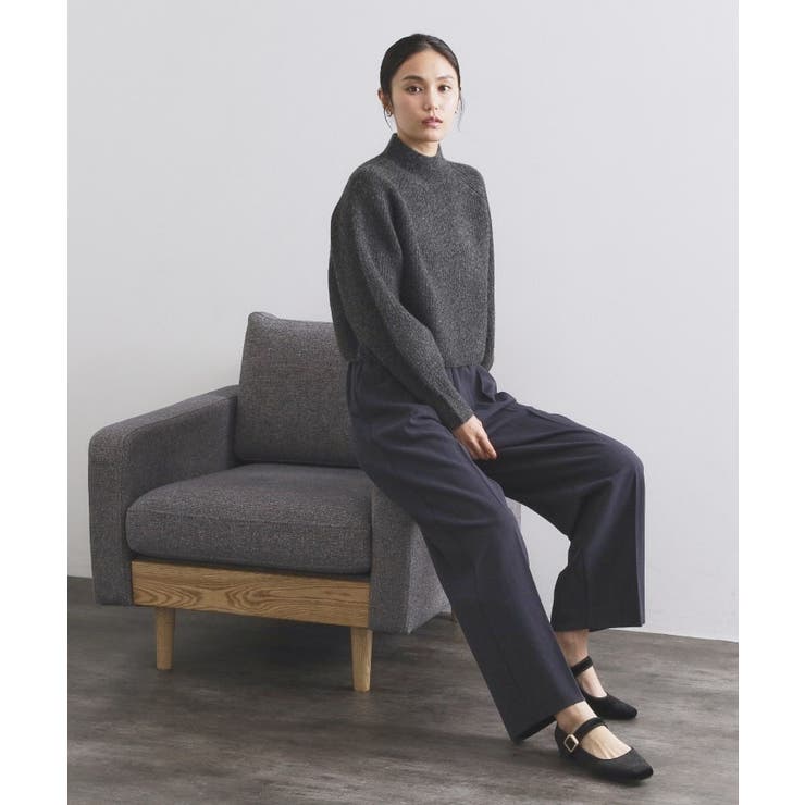 MIXミドルゲージショートあぜニット【洗濯機OK】 | OPAQUE.CLIP | 詳細画像40 