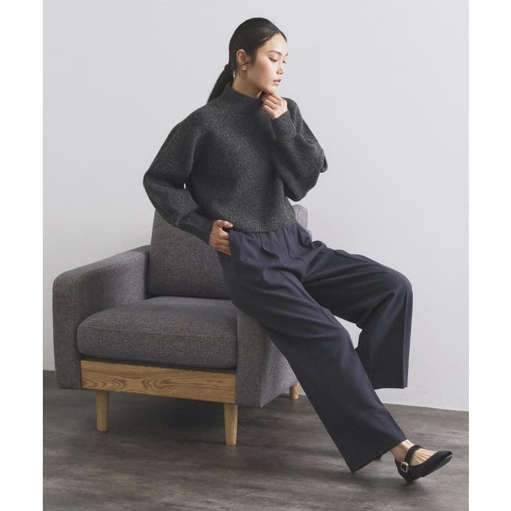 MIXミドルゲージショートあぜニット【洗濯機OK】 | OPAQUE.CLIP | 詳細画像41 