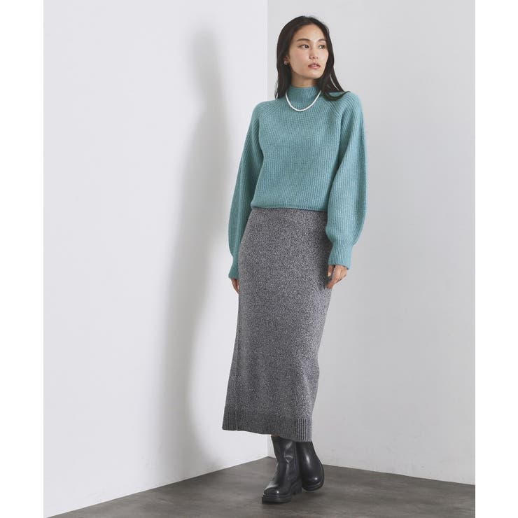 MIXミドルゲージショートあぜニット【洗濯機OK】 | OPAQUE.CLIP | 詳細画像49 