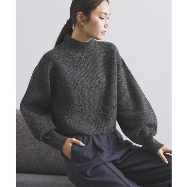 MIXミドルゲージショートあぜニット【洗濯機OK】 | OPAQUE.CLIP | 詳細画像38 