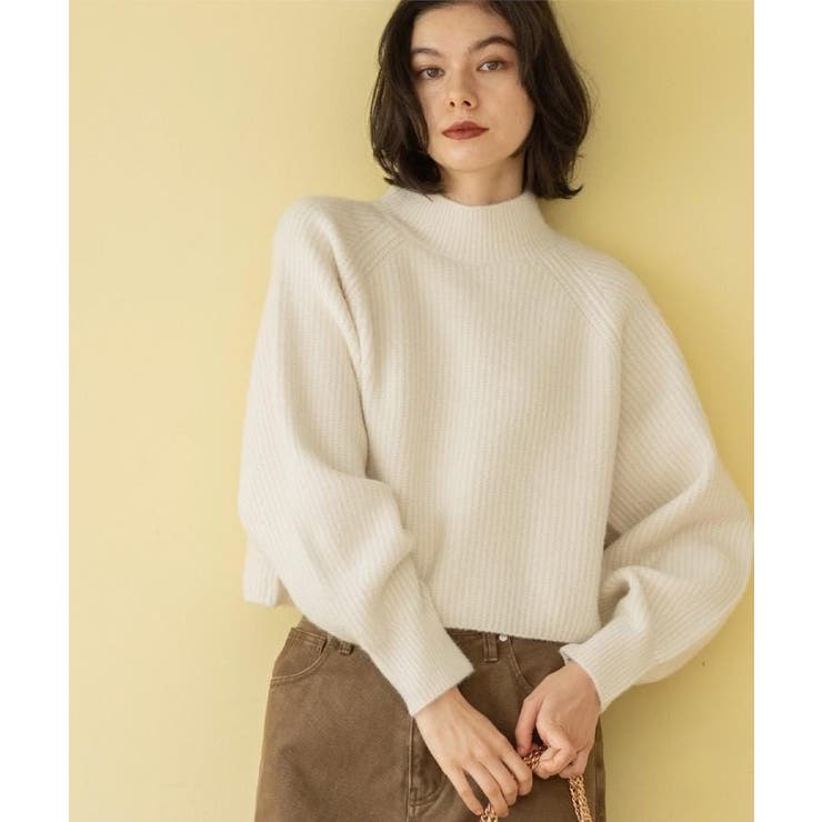 MIXミドルゲージショートあぜニット【洗濯機OK】 | OPAQUE.CLIP | 詳細画像5 