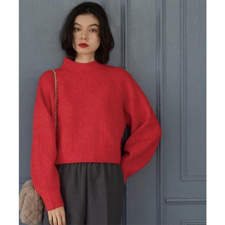 MIXミドルゲージショートあぜニット【洗濯機OK】 | OPAQUE.CLIP | 詳細画像17 