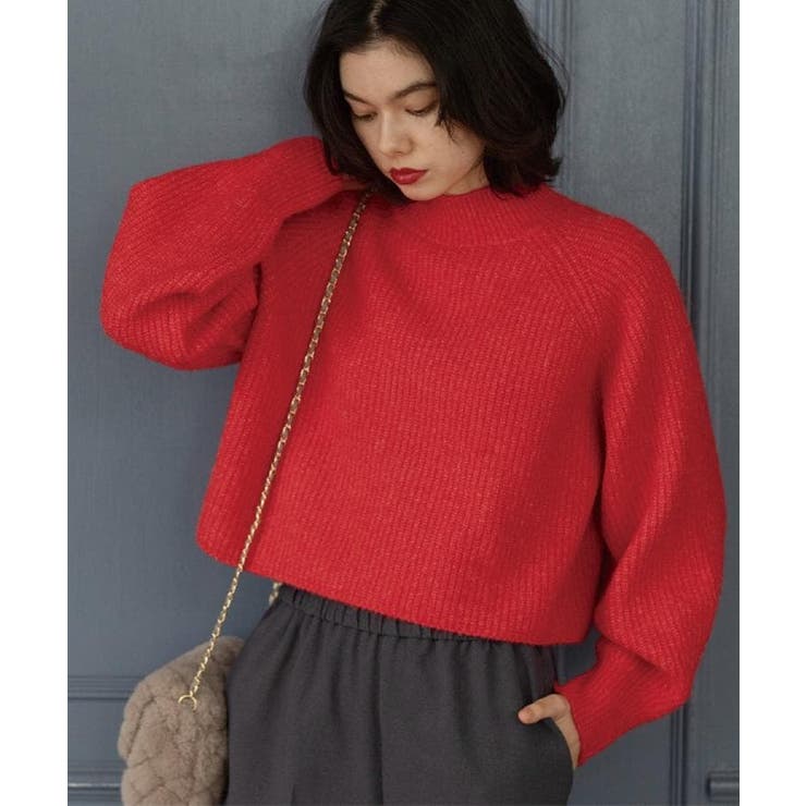 MIXミドルゲージショートあぜニット【洗濯機OK】 | OPAQUE.CLIP | 詳細画像18 