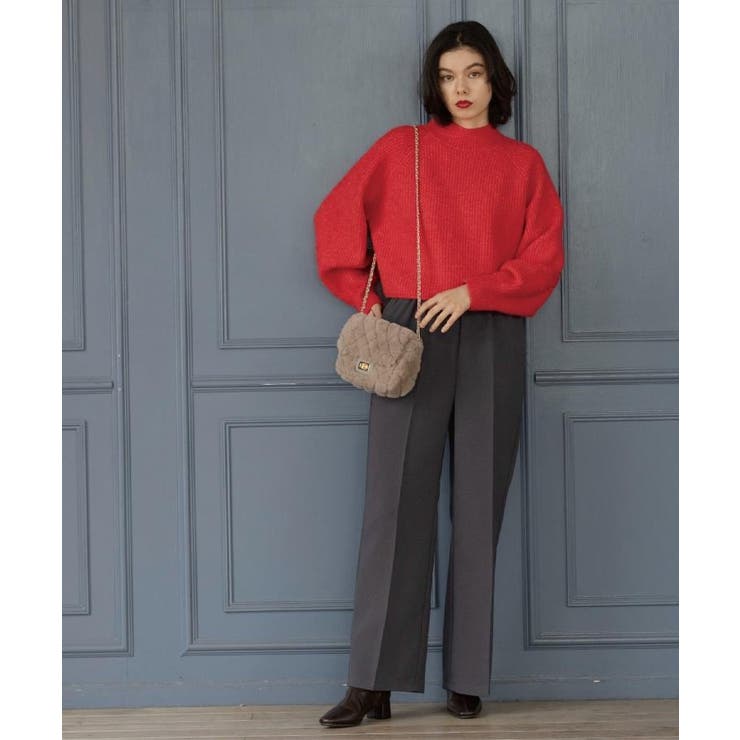 MIXミドルゲージショートあぜニット【洗濯機OK】 | OPAQUE.CLIP | 詳細画像24 