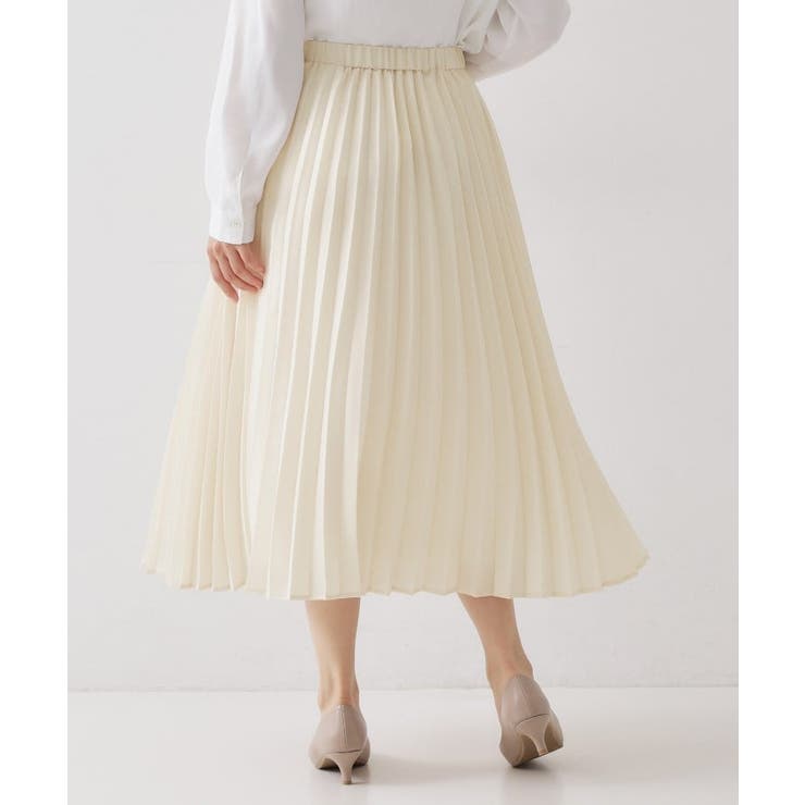 ≪通勤・セレモニー対応≫プリーツスカート【洗濯機OK】 | OPAQUE.CLIP | 詳細画像1 