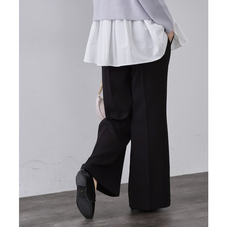 イージーフレアパンツ【洗濯機OK】 | OPAQUE.CLIP | 詳細画像24 