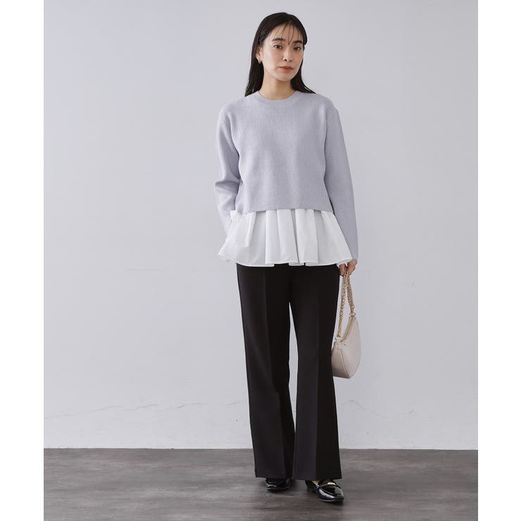 イージーフレアパンツ【洗濯機OK】 | OPAQUE.CLIP | 詳細画像25 