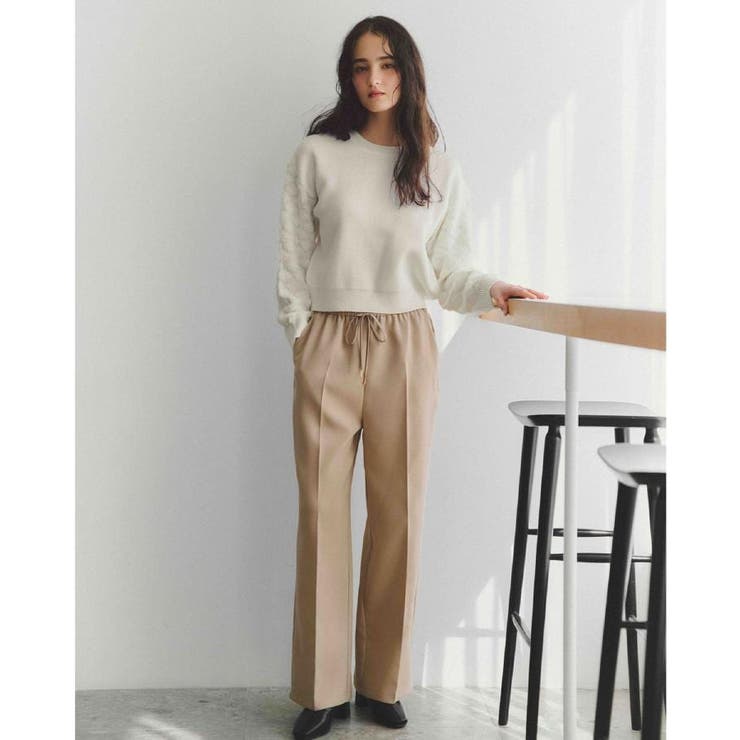 イージーワイドパンツ【洗濯機OK】 | OPAQUE.CLIP | 詳細画像17 