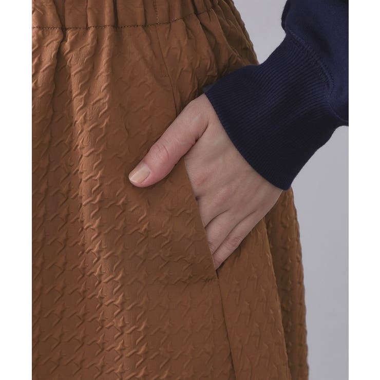 チドリエンボスフレアスカート【洗濯機OK】 | OPAQUE.CLIP | 詳細画像13 