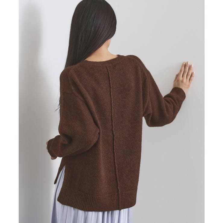 リラクシークルーネックニット【洗濯機OK】 | OPAQUE.CLIP | 詳細画像42 