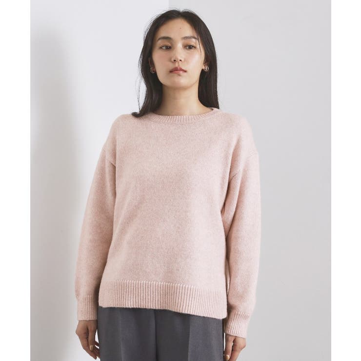 リラクシークルーネックニット【洗濯機OK】 | OPAQUE.CLIP | 詳細画像55 