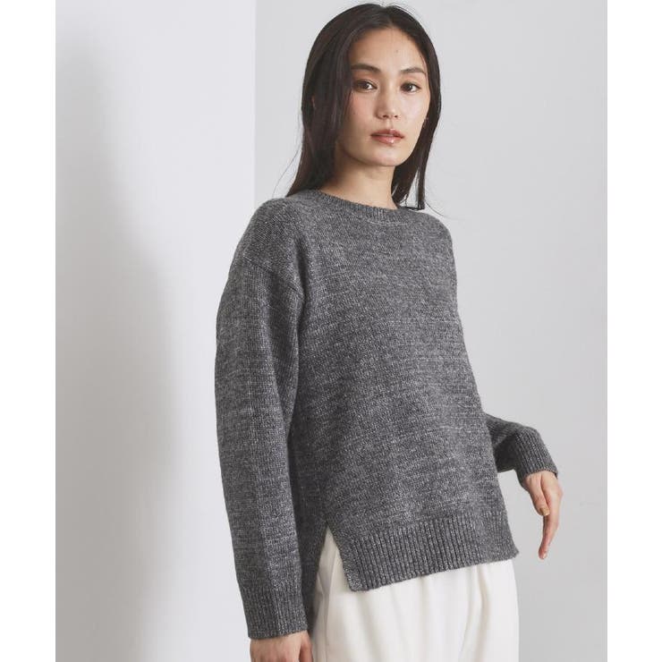 リラクシークルーネックニット【洗濯機OK】 | OPAQUE.CLIP | 詳細画像31 