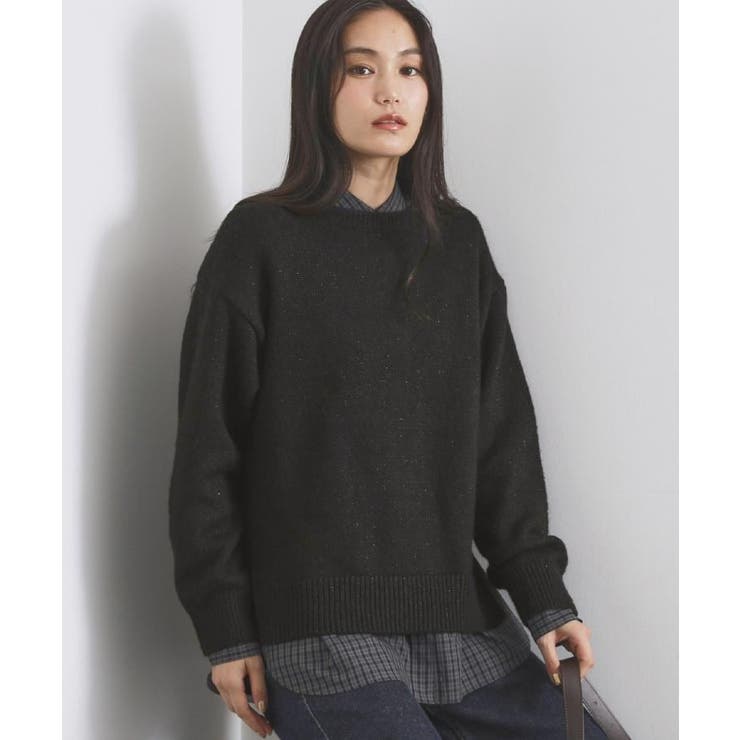 リラクシークルーネックニット【洗濯機OK】 | OPAQUE.CLIP | 詳細画像36 