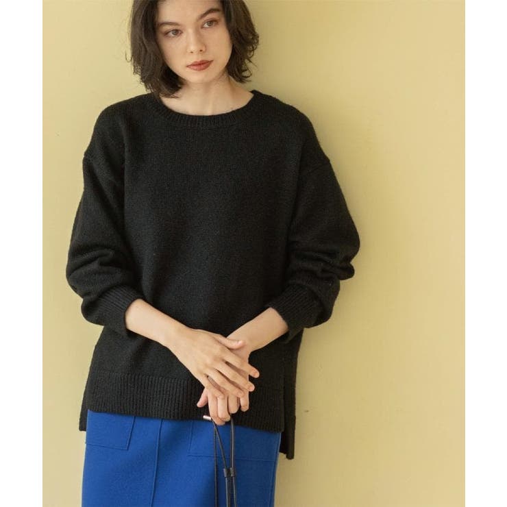 リラクシークルーネックニット【洗濯機OK】 | OPAQUE.CLIP | 詳細画像13 