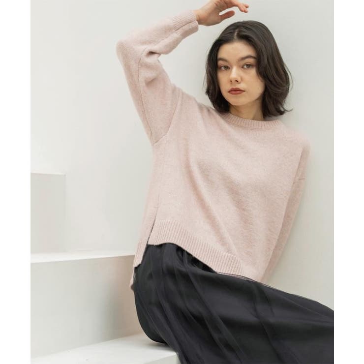 リラクシークルーネックニット【洗濯機OK】 | OPAQUE.CLIP | 詳細画像21 