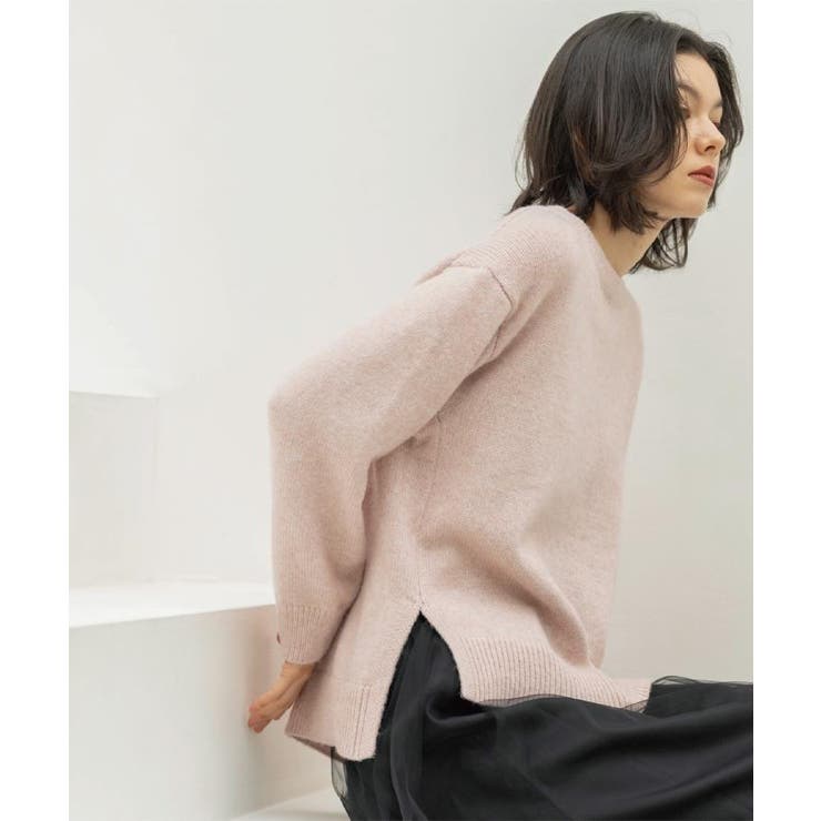 リラクシークルーネックニット【洗濯機OK】 | OPAQUE.CLIP | 詳細画像23 