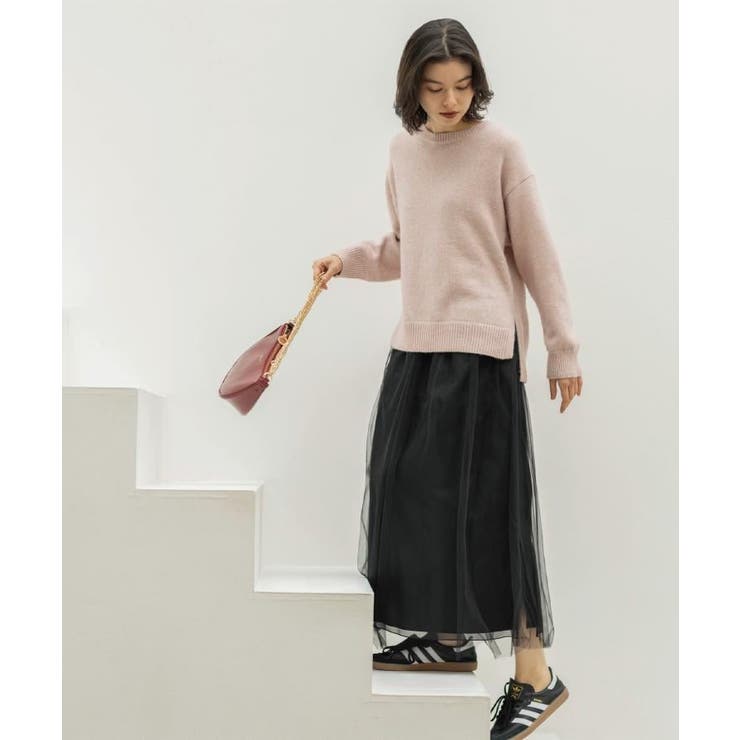 リラクシークルーネックニット【洗濯機OK】 | OPAQUE.CLIP | 詳細画像24 