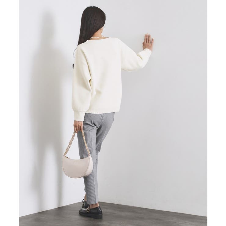 サイド編地切替ニットトップス/セットアップ対応【洗濯機OK】 | OPAQUE.CLIP | 詳細画像36 