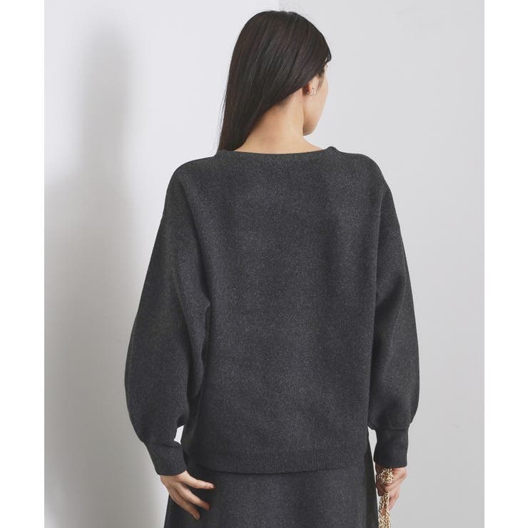 サイド編地切替ニットトップス/セットアップ対応【洗濯機OK】 | OPAQUE.CLIP | 詳細画像38 