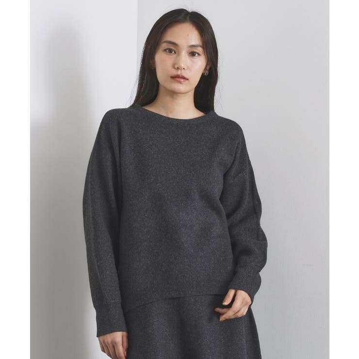 サイド編地切替ニットトップス/セットアップ対応【洗濯機OK】 | OPAQUE.CLIP | 詳細画像52 