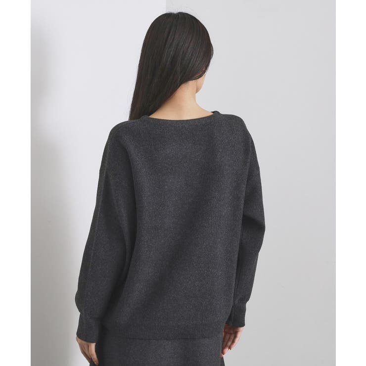 サイド編地切替ニットトップス/セットアップ対応【洗濯機OK】 | OPAQUE.CLIP | 詳細画像54 