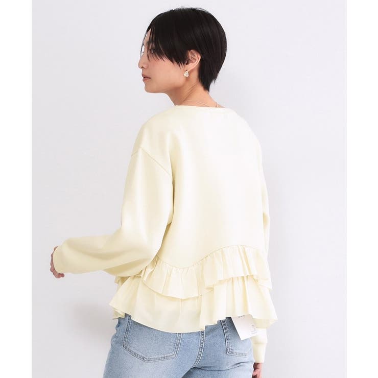 裾フリルドッキングトップス【洗濯機OK】 | OPAQUE.CLIP | 詳細画像5 