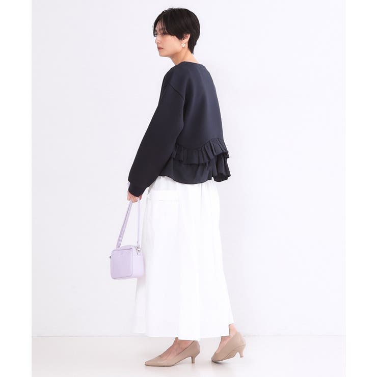 裾フリルドッキングトップス【洗濯機OK】 | OPAQUE.CLIP | 詳細画像11 