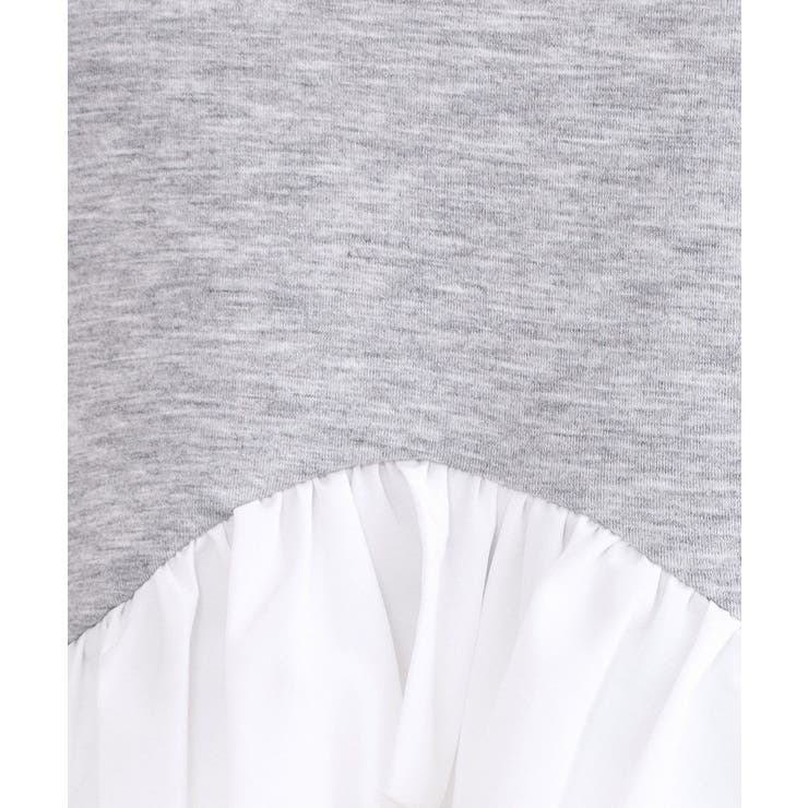 裾フリルドッキングトップス【洗濯機OK】 | OPAQUE.CLIP | 詳細画像16 