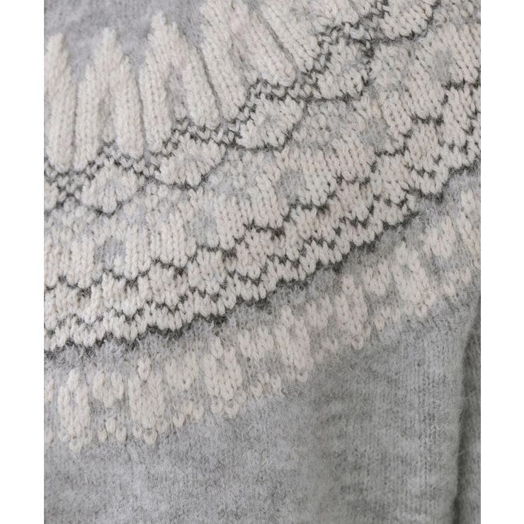 ノルディック調ニット【洗濯機OK】 | OPAQUE.CLIP | 詳細画像4 