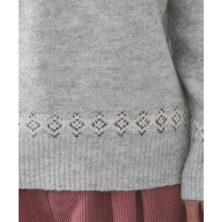 ノルディック調ニット【洗濯機OK】 | OPAQUE.CLIP | 詳細画像15 