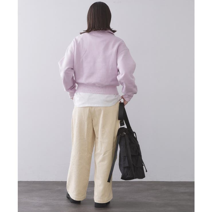 コーデュロイタックワイドパンツ【洗濯機OK】 | OPAQUE.CLIP | 詳細画像3 