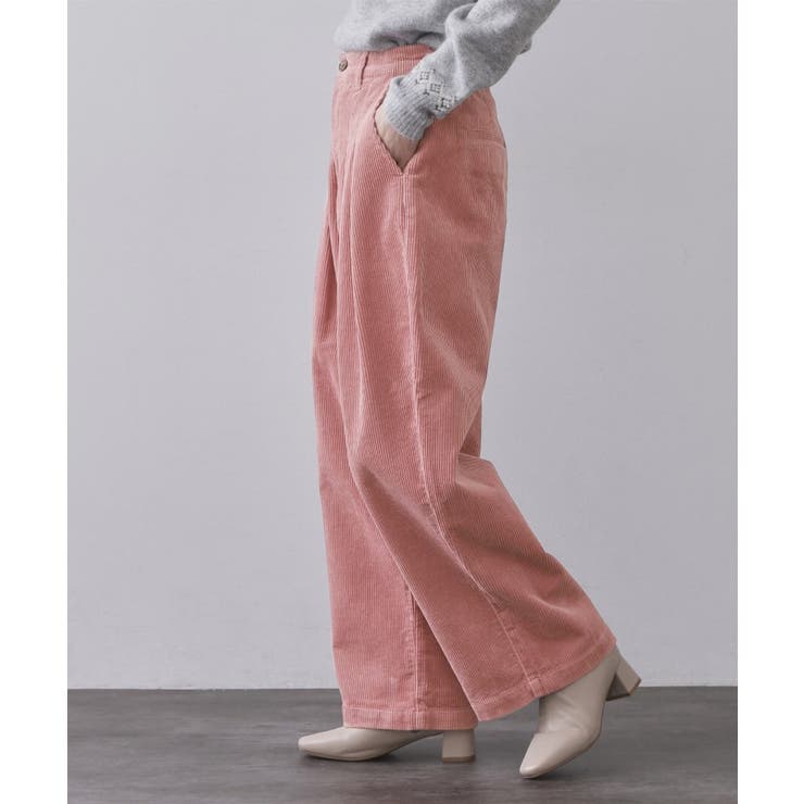 コーデュロイタックワイドパンツ【洗濯機OK】 | OPAQUE.CLIP | 詳細画像5 