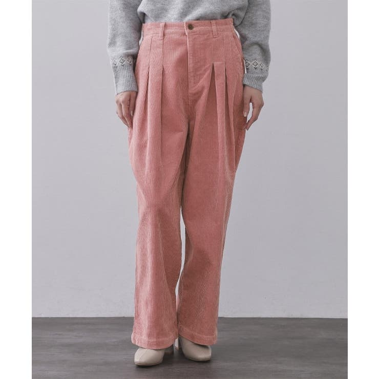 コーデュロイタックワイドパンツ【洗濯機OK】 | OPAQUE.CLIP | 詳細画像9 