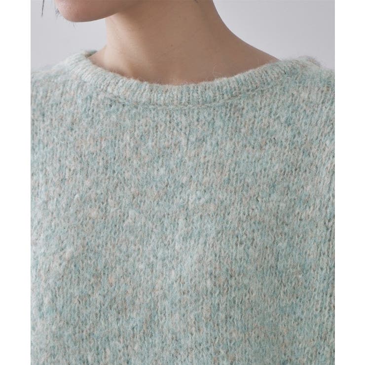 カラーMIXリラクシーミドルゲージニット【洗濯機OK】 | OPAQUE.CLIP | 詳細画像16 