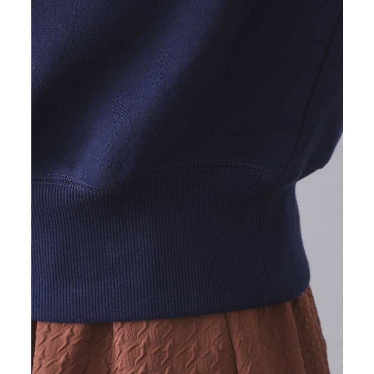 ハーフZIPロゴ刺繍裏毛【洗濯機OK】 | OPAQUE.CLIP | 詳細画像18 