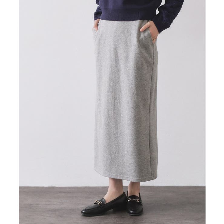 グレー(012) | イージーナロースカート/セットアップ対応【洗濯機OK】 | OPAQUE.CLIP