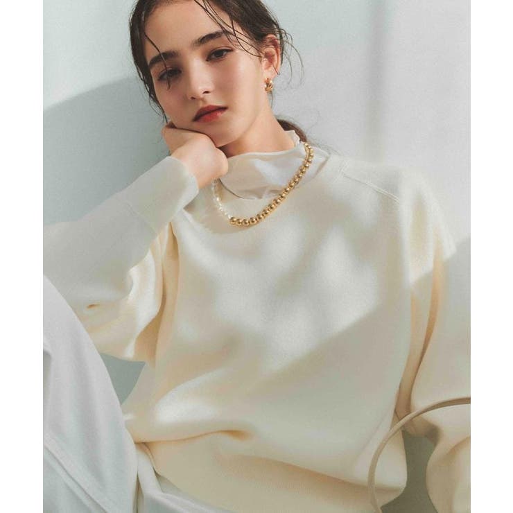 スウェットライクニット【洗濯機OK】 | OPAQUE.CLIP | 詳細画像1 