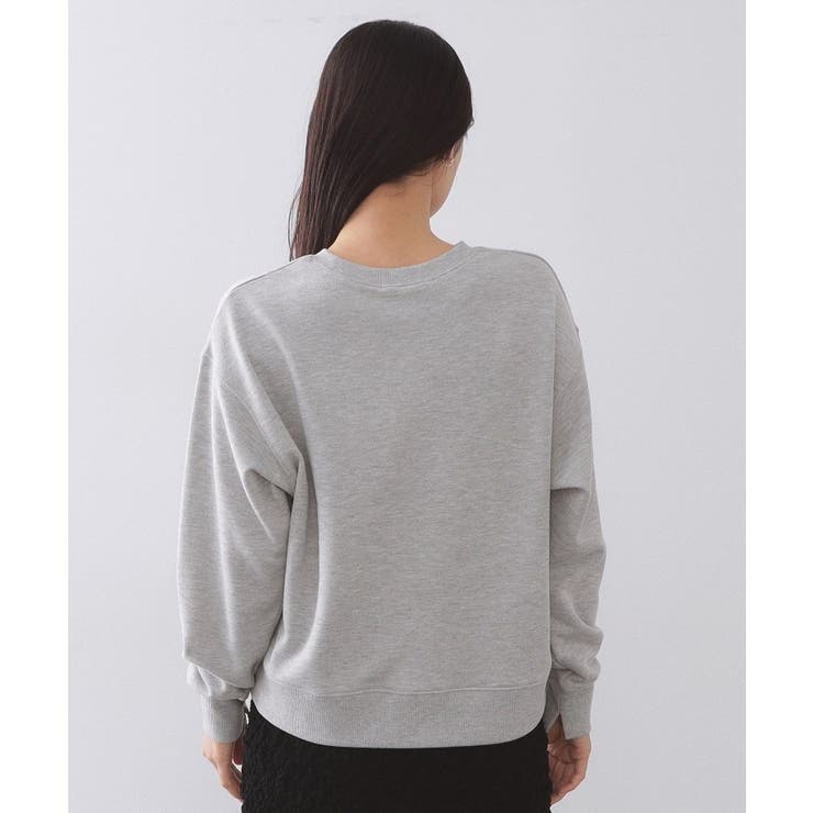 コード刺繍裏毛プルオーバー【洗濯機OK】 | OPAQUE.CLIP | 詳細画像11 