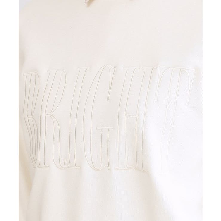 ロゴ刺繍裏毛トップス【洗濯機OK】 | OPAQUE.CLIP | 詳細画像4 