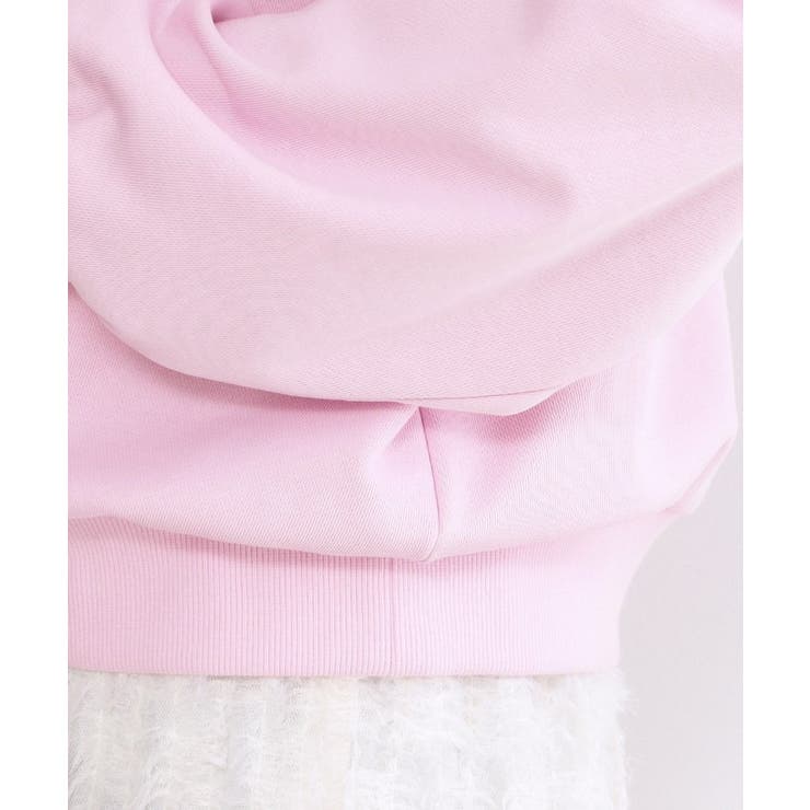 ロゴ刺繍裏毛トップス【洗濯機OK】 | OPAQUE.CLIP | 詳細画像18 