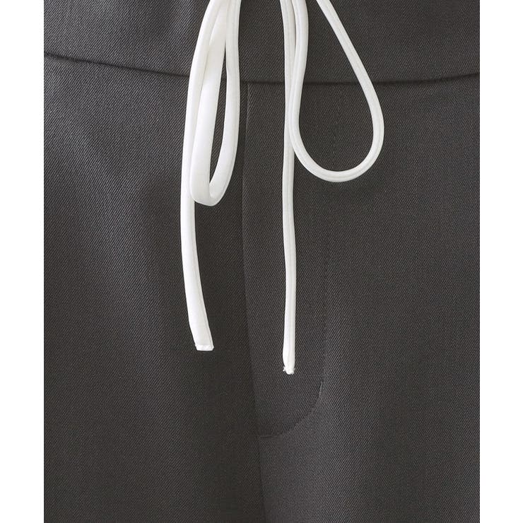 サテンレイヤード風ワイドパンツ【洗濯機OK】 | OPAQUE.CLIP | 詳細画像4 