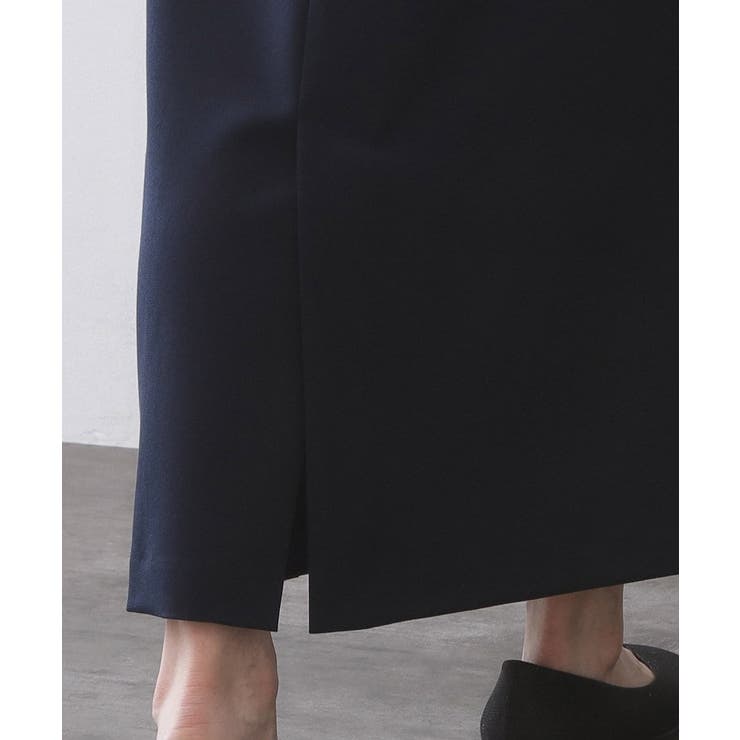 ボーダーリブ使いナロースカート【洗濯機OK】 | OPAQUE.CLIP | 詳細画像16 