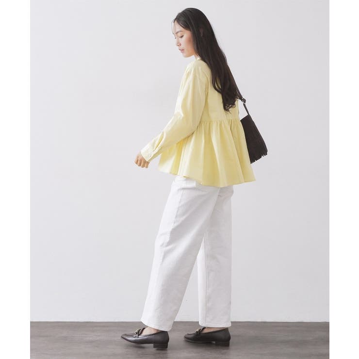 ペプラムシャツ【洗濯機OK】 | OPAQUE.CLIP | 詳細画像7 