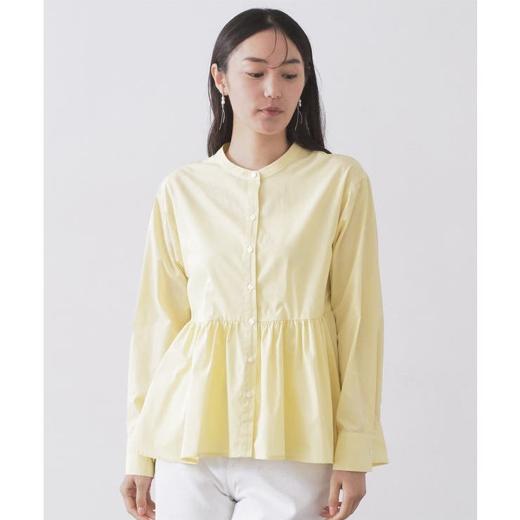 ペプラムシャツ【洗濯機OK】 | OPAQUE.CLIP | 詳細画像13 